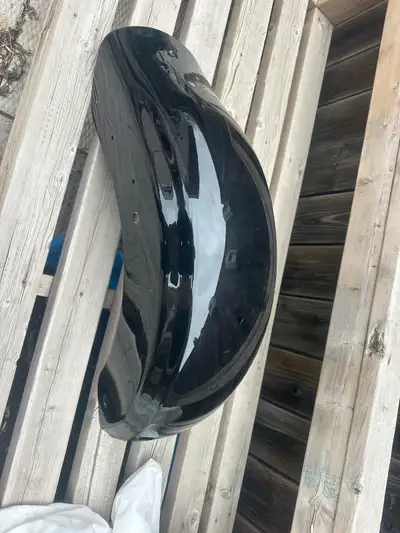 Rear vivid black fender off a 2012 street glide. I also have stock saddlebags without hard latches a...