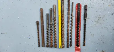 10 ASSORTED DRILL BITS "AS IS" $50.00, View more