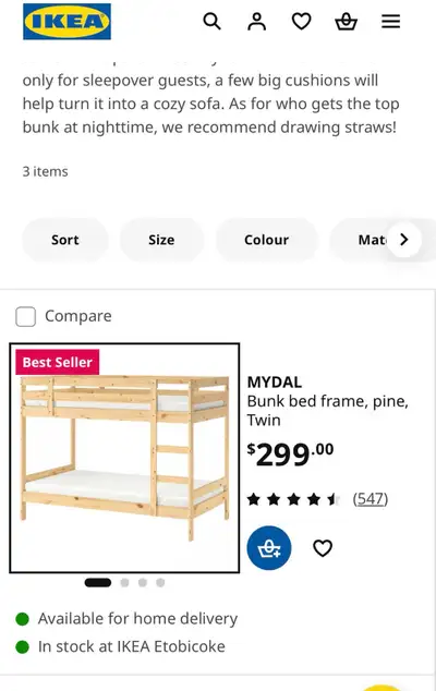 IKEA bunk bed, View more