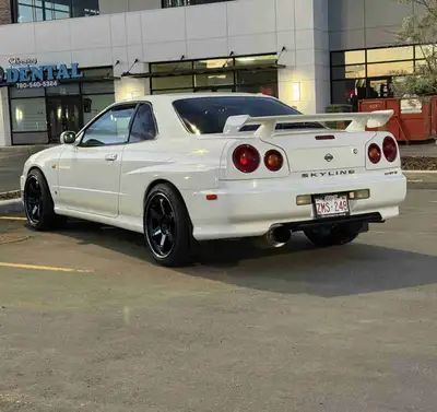 FOR SALE: 1999 Nissan Skyline R34 GTT – USA LEGAL Location: Edmonton ✨ $60,000 USD | 87,230 kms Impo...