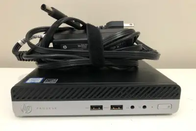 HP ProDesk Mini PC/Intel Core i5-7500T/8GB DDR4/128GB SSD/Win10, View more