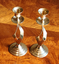 Brass plated Candle Holders 