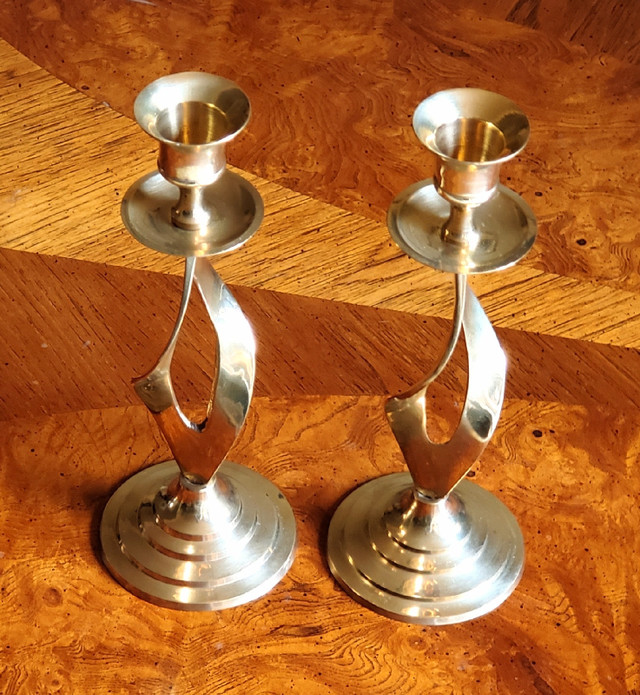 Brass plated Candle Holders  in Arts & Collectibles in Oshawa / Durham Region