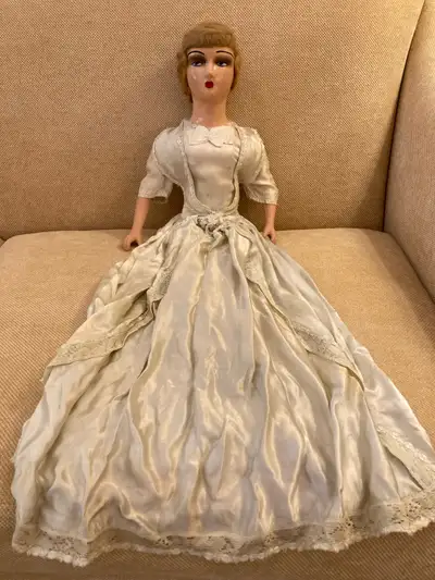 Vintage 1920s/1930s Boudoir Doll, View more