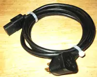 Câble Alimentation / Power Cable Female to Male/Female Plugs