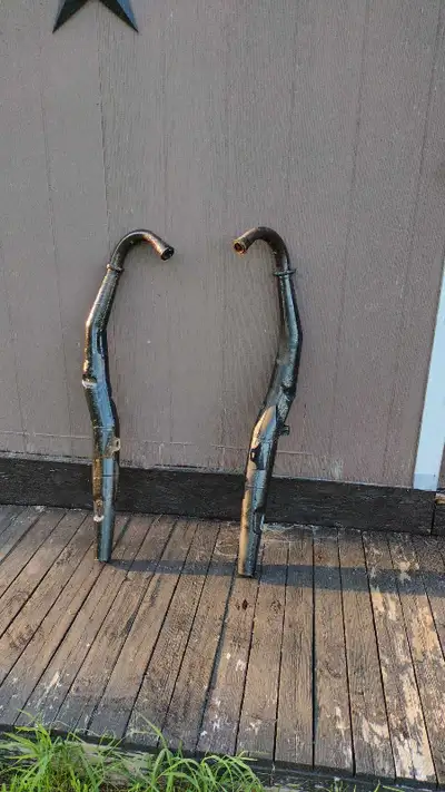 1984 rz350 2-stroke exhaust pipes, original OEM Yamaha