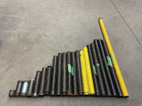 1-1/2" Schedule 40 Black Malleable Pipe - Assorted Sizes - LOT