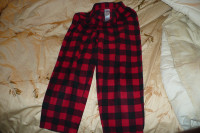 kids flannel pants size 6
