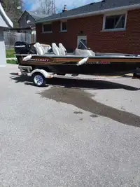 16 ft. Princecraft Starfish boat and trailer