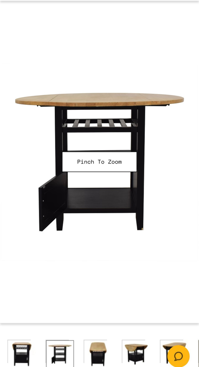 Crate and Barrel Belmont High Top Dinning Table in Dining Tables & Sets in Oakville / Halton Region - Image 2