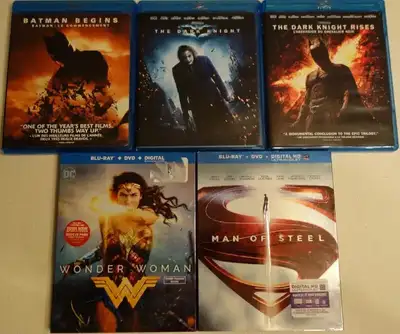 *** Blu Ray Marvel/DC movies for sale (Iron Man, Thor, Batman,.), View more