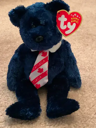 Ty Canadian Exclusive POPS the Bear Beanie Baby, View more