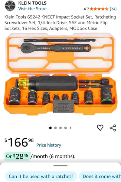 Klein Tools KNECT Impact Socket Set, View more