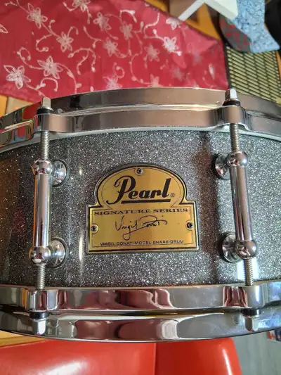 Virgil Donati Pearl signature snare, View more