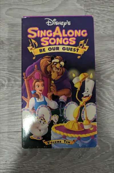 Disney Sing-Along Songs: Be Our Guest VHS Movie, View more