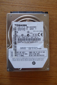 Toshiba Hard Disk 160GB SATA 3Gb/s  2.5inch