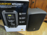 Behringer Europort MPA-200BT 200w Portable PA Speaker