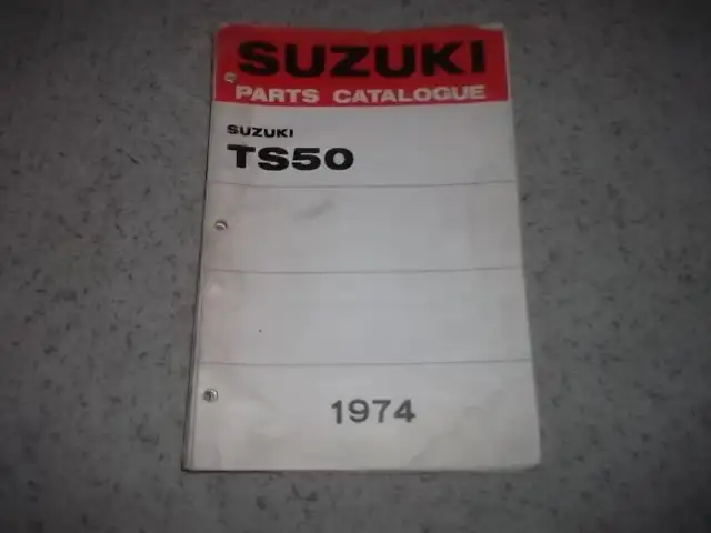 1974 Suzuki TS50 Original Parts Catalogue.  Bikes from 1971 - 74 in Other in City of Toronto - Image 2