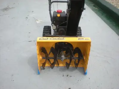 Cub Cadet 24" Snow Blower Only used two winters Electric start, hand warmers, 6 speed forward, 2 spe...