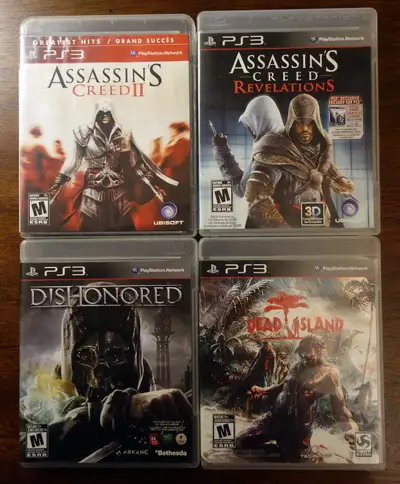 PS3 ADVENTURE GAMES: Assassin's Creed, Dishonored, Dead Island, View more