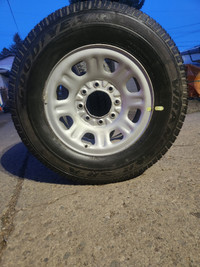 8x180 18 Inch Rim & Brand New LT265/70R18 Tire(GM 2500 & 3500)