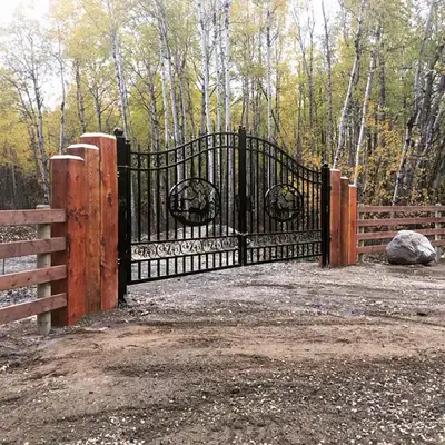Fencing - Gate - Gates - Country - Acreage - Farm - Barbwire - Barb Wire - Barbed Wire - Paige Wire...