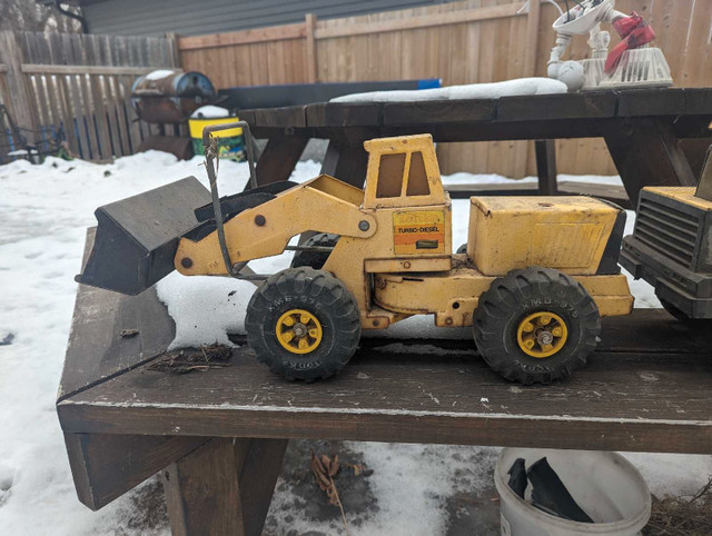 Vintage tonka truck and front loader  in Home Décor & Accents in Edmonton