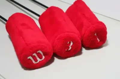 Golf Red Plush Wood Headcover set - $70 for the set (OBO), View more