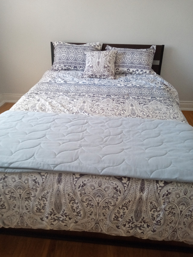 HOMESENSE Queen comforter set - 7 pieces | Bedding | City of Toronto |  Kijiji