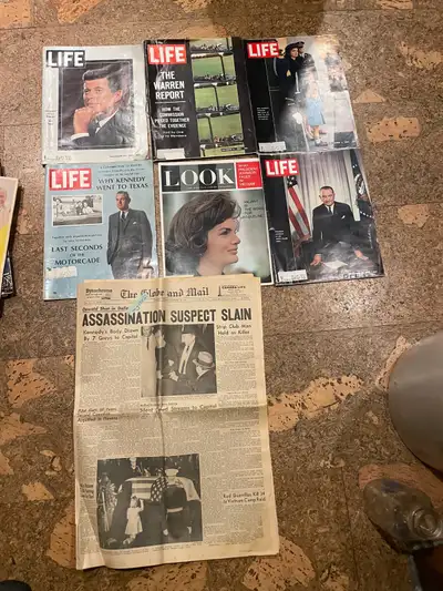 large collection of JFK magazines , View more