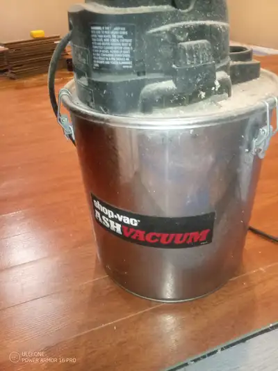 I am selling my shopvac ash vacuum. Works well comes with hose and nozzle.