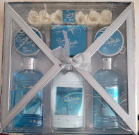 NEW Bath Gift Set Boite Cadeau Bain Bubble Bath Shower Gel Salt