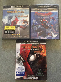 New 4K bluray Spider-Man Homecoming Into the Spider-Verse Far