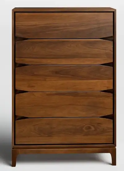 Veach 31.5" W 5-Drawer Vertical Dresser with Metal Glides, View more