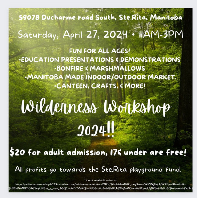 Wilderness Workshop event  in Events in Winnipeg