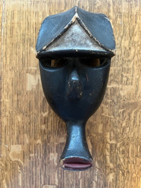 Old African Tribal Carved Mask