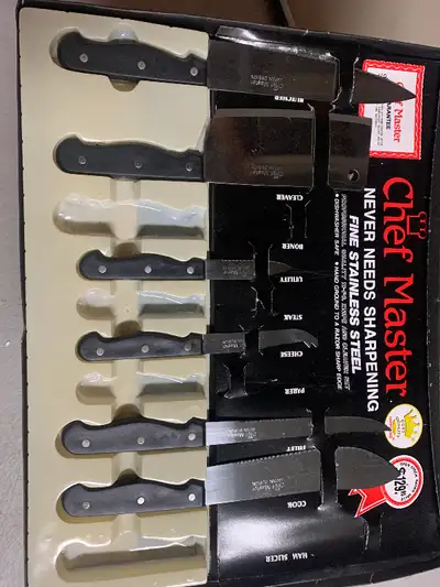 Kitchen knife set, View more