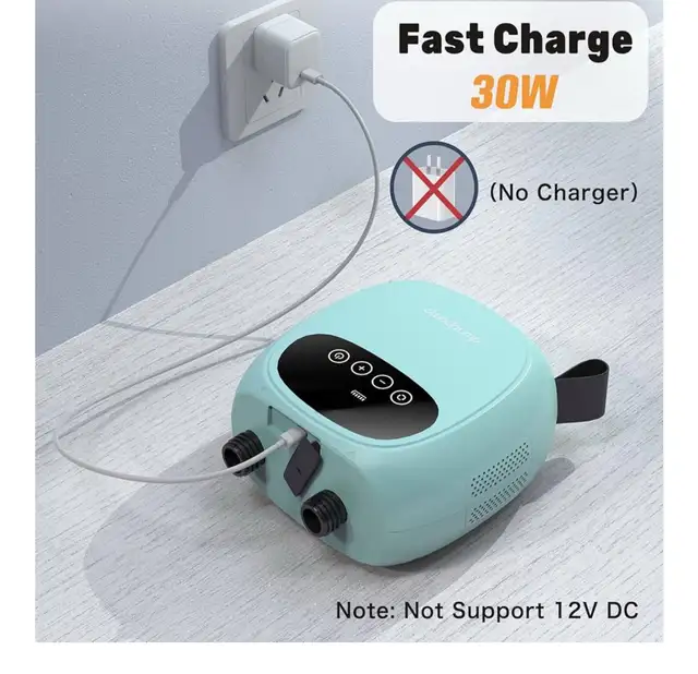 dwndpump Electric Paddle Board Pump, Rechargeable 20 PSI SUP Pum63683077958019124