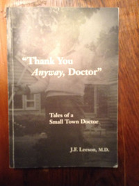 Thank You  Anyway Doctor by J F Leeson[Signed]