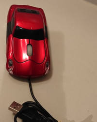 Chevrolet Red Car USB Optical Mouse