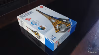 Casse-Tête 3D / Puzzle 3D de 216Pcs. « La Tour Eiffel » de Paris – Hauteur: 17.3″/44cm – Model: 12 5...