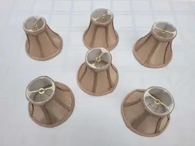 Six Small Lamp Shades, View more
