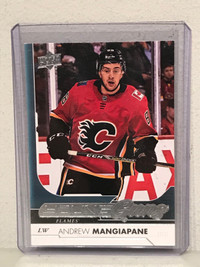 Andrew Mangiapane Young Guns  Rookie Hockey Card Calgary Flames
