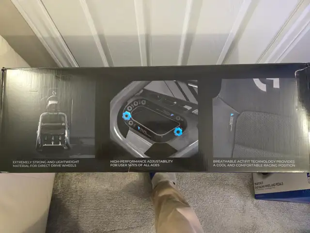 Full Sim Rig Racing Cockpit With Logitech G923 Set444703303659704324