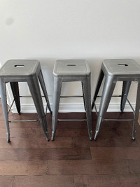 Stackable Stainless Steel Stools for Kitchen/Patio
