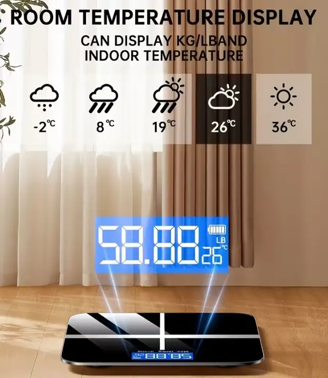 396lb High-Precision Digital Weight Scale with LED HD Display in Health & Special Needs in Delta/Surrey/Langley - Image 5