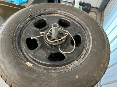 Winter Tires on rims. Came off of a 2018 Ford Explorer. One season on them. 245/60R18