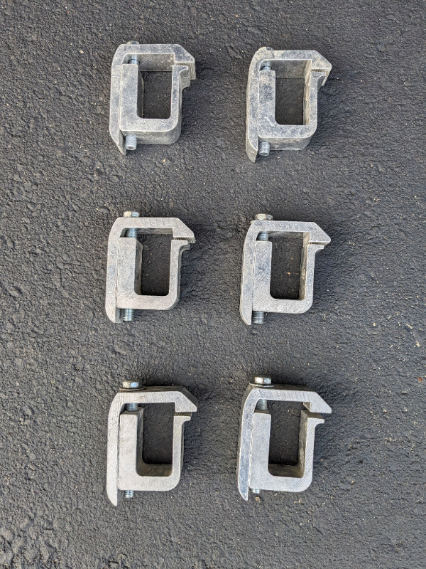 6 LARGE TRUCK CAP CLAMPS in RV & Camper Parts & Accessories in Petawawa