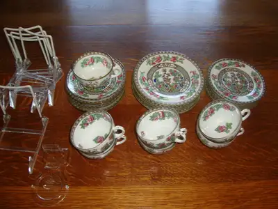 COALPORT INDIAN TREE CHINA LUNCH SET, View more