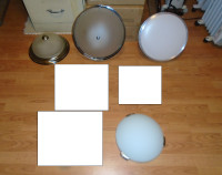 ceiling light fixtures - vintage - modern - new bulb adapters